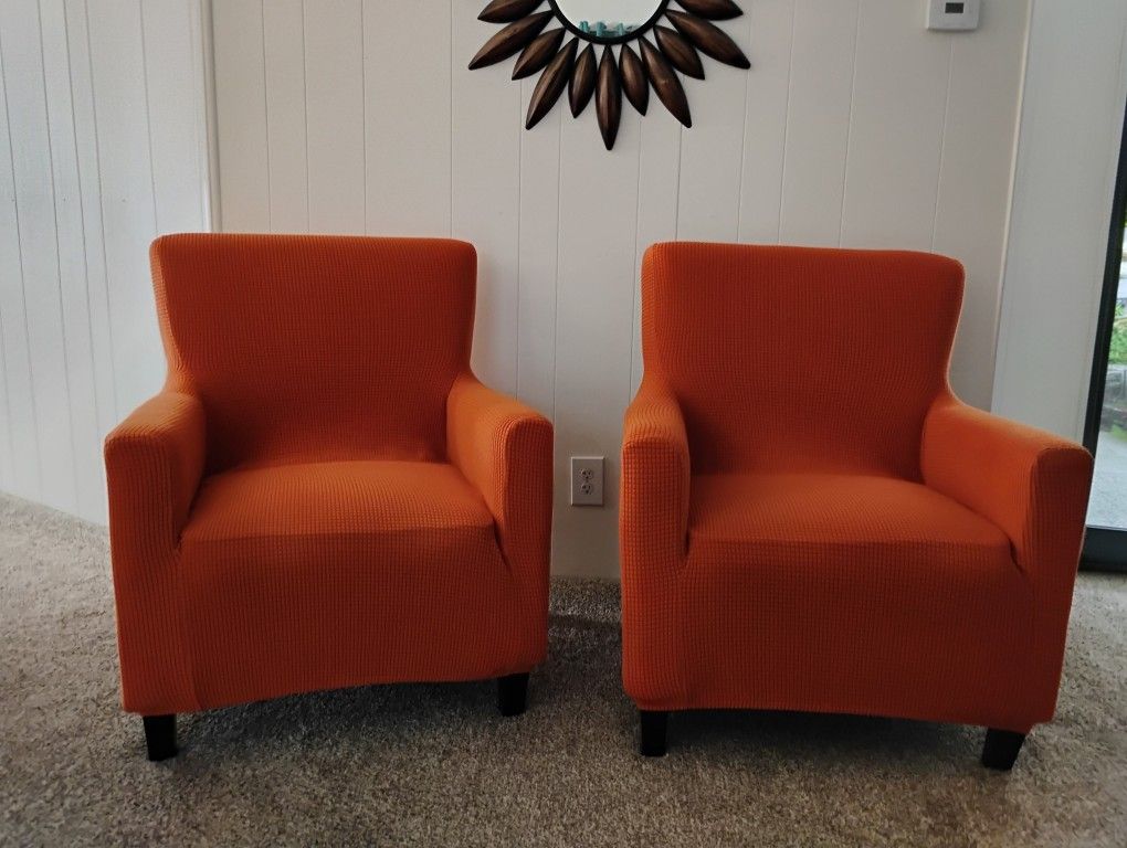 Modern Sofa Chair Set (2) Both For $28