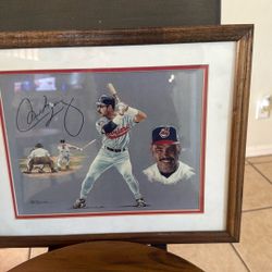 Carlos Baerga Autographed Collage