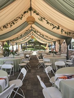 Drapping for tents