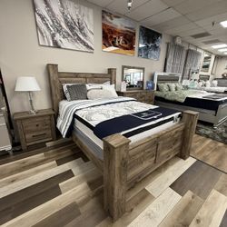 4 PC QUEEN BEDROOM SET 