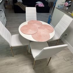 Table And 4 Chairs 