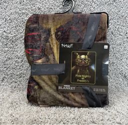 Five Nights At Freddy’s Springtrap Fleece Throw Blanket Brand New With Tags