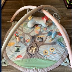 SKIP HOP Baby Activity Gym / Play Mat - 3 Steps Playmat - Includes Tummy Time Pillow - In Like New Condition