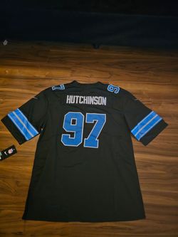 Lions mens Hutchinson Black Jerseys $50ea Firm S M L Xl 2x 3x