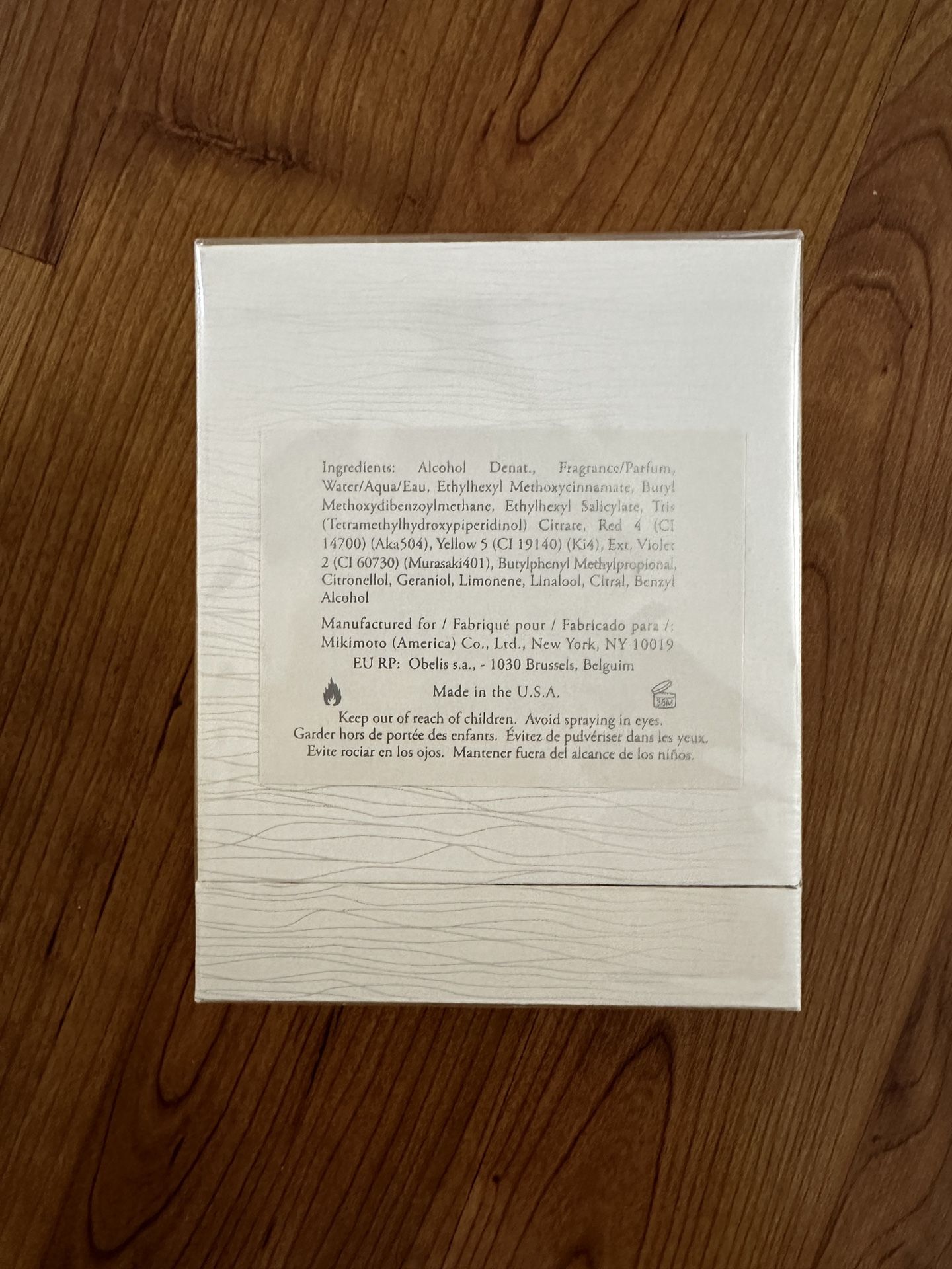 NEW Sealed Mikimoto Eau De Parfum 75ml/2.5fl.oz. Fragrance