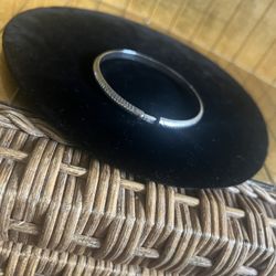 Vtg HOD sterling silver 925 diamond cut tangled bracelet