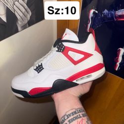 Jordan Retro 4 Red Cement 