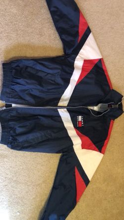 RARE VINTAGE TOMMY HILFIGER WINDBREAKER JACKET (SZ M) 100% AUTHENTIC