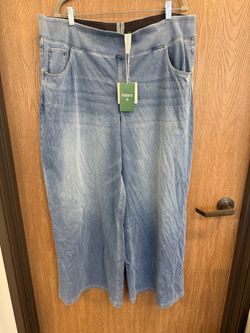 Halara Flexâ„¢ High Waisted Pockets Wide Leg Washed Casual Plus (2XL)