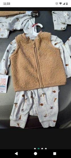 New Carter's Outfit With Vest $8 Each