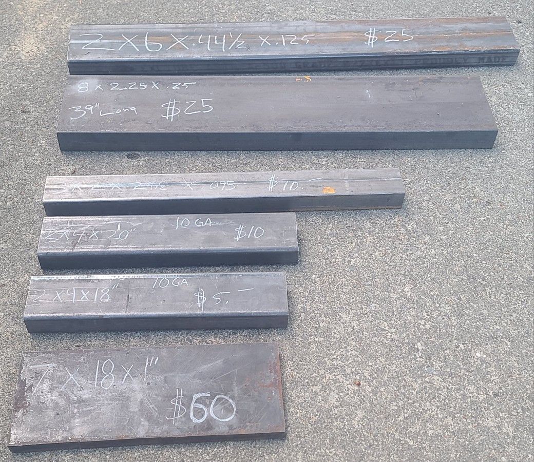 Variety Of Steel Remnants (Great Deal)