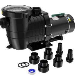 2HP Above/In Ground Pool Pump, new