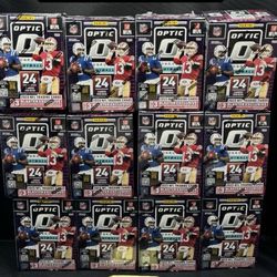 2023 Panini NFL Donruss Optics Football Trading Card Blaster Box - Lot of 12