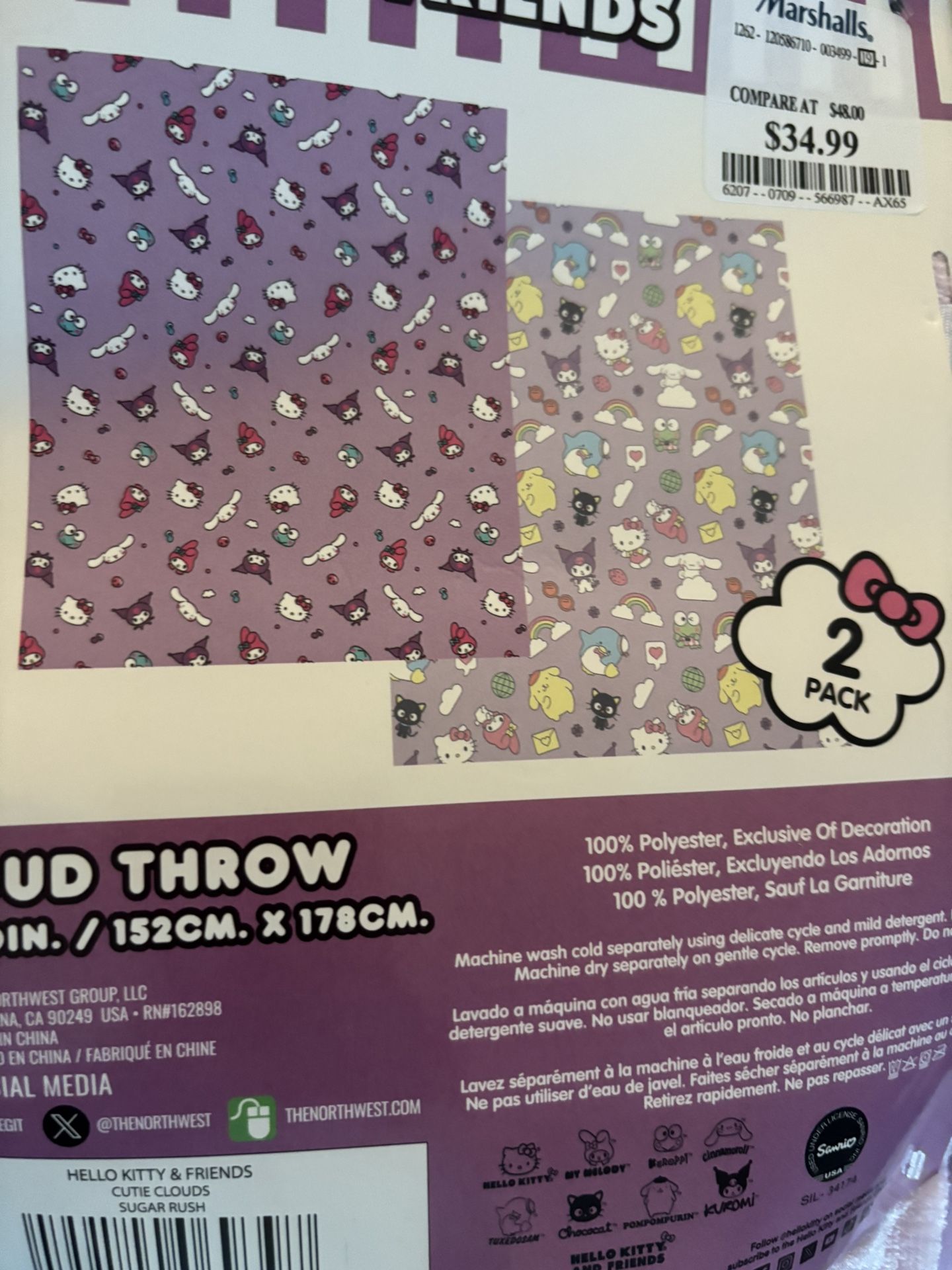 Hello Kitty And Friends Blankets