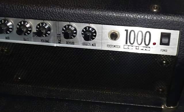 Fender Pro Roc 1000 Half Stack amp and Ibanez X Series Destroyer 1984