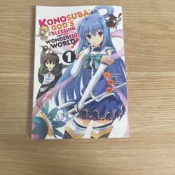 Konosuba: God's Blessing on This Wonderful World! Manga, Vol. 1 by