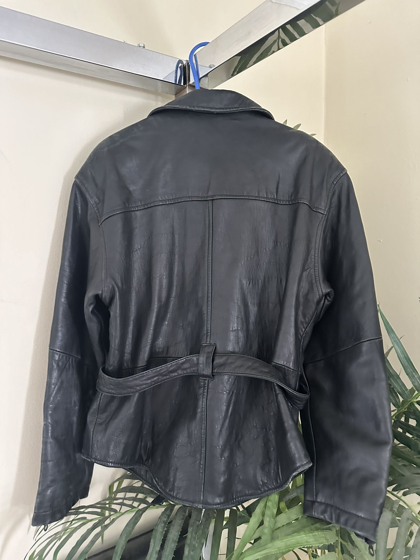Vintage Unisex Leather Jacket 