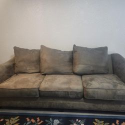 Used Plush Sofa