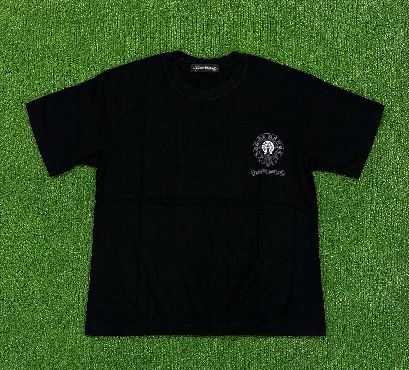 Black Chrome Heart Shirt