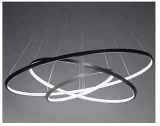 1004-LightInTheBox Pendant Light 3 Ring Chandeliers