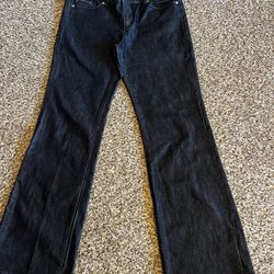 New York & Company Dark Blue Flare ladies Jeans size 6