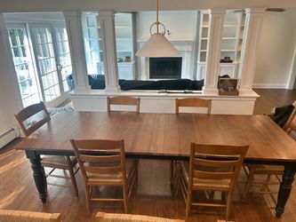 Ethan Allen solid wood kitchen table