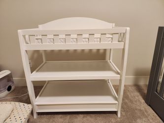 White Changing Table