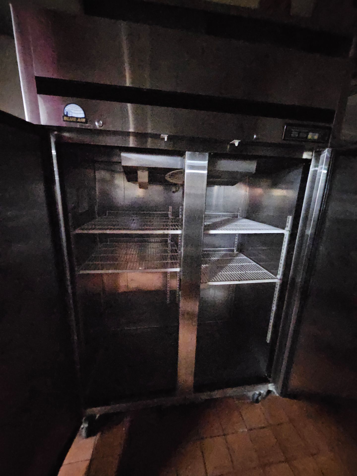 Commercial freezer and refrigerator
