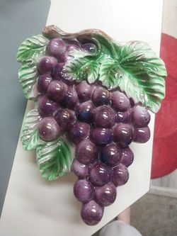 1940's grape wall vase.