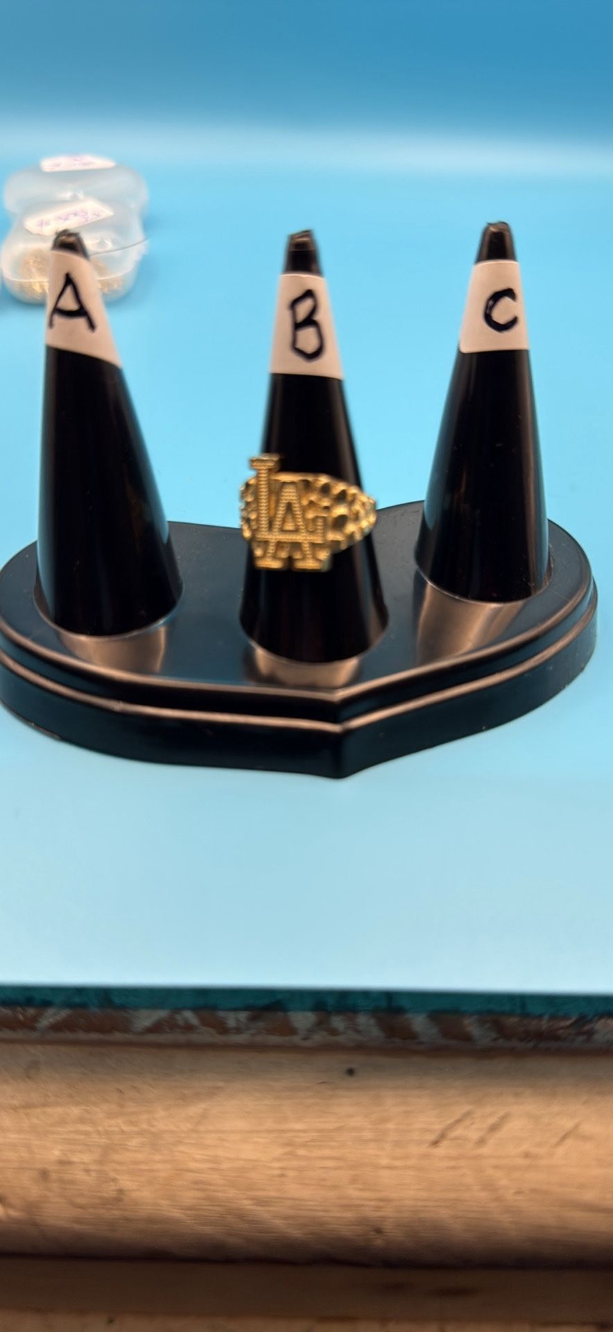 La Nugget Ring 14 K Gold Size 71/2