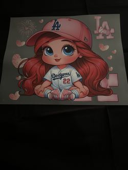 Los Angeles Dodgers Ariel Heat Transfer 