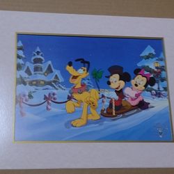 12 --1990s  Disney Store Lithograph, 