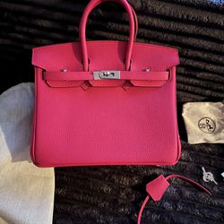 Luxury Bags 25cm Togo Leather - Palladium Hardware - Excellent Condition-