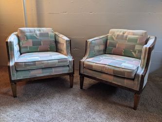 Retro Lounge Chair Set