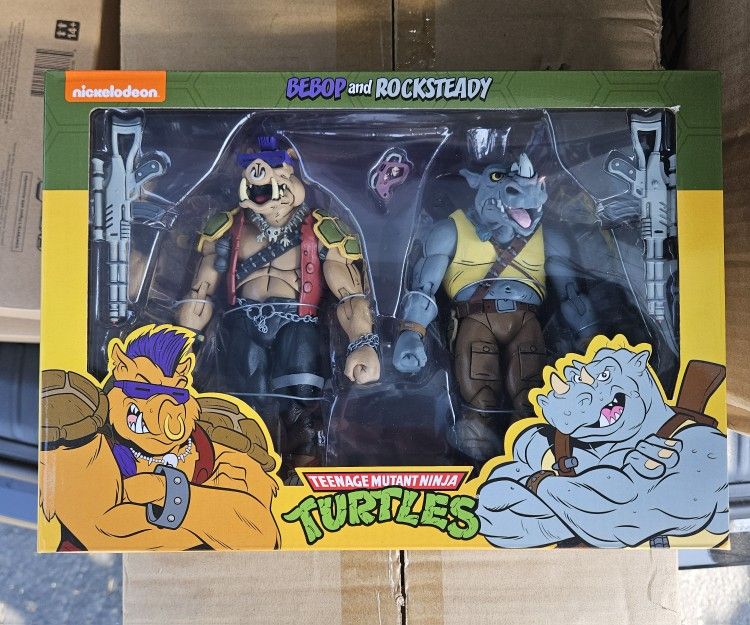 TMNT BEBOP AND ROCKSTEADY NECA