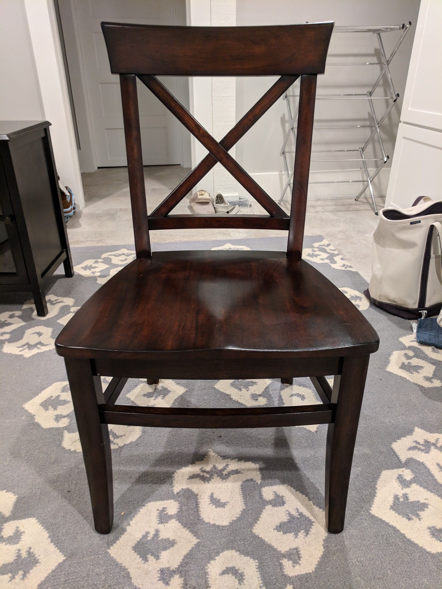 Set of 4 Pottery Barn Aaron side dining chairs
