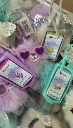 Cute Keychain  Antibacterial Hand Sanitizer Gel by b-pure