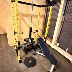 Complete Weight Set / Squat Rack / Full Body