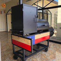 1/4 steel bbq pits