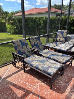 Patio and pool lounge chairs