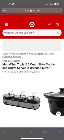 Three Well Soup Warmer / Crockpot