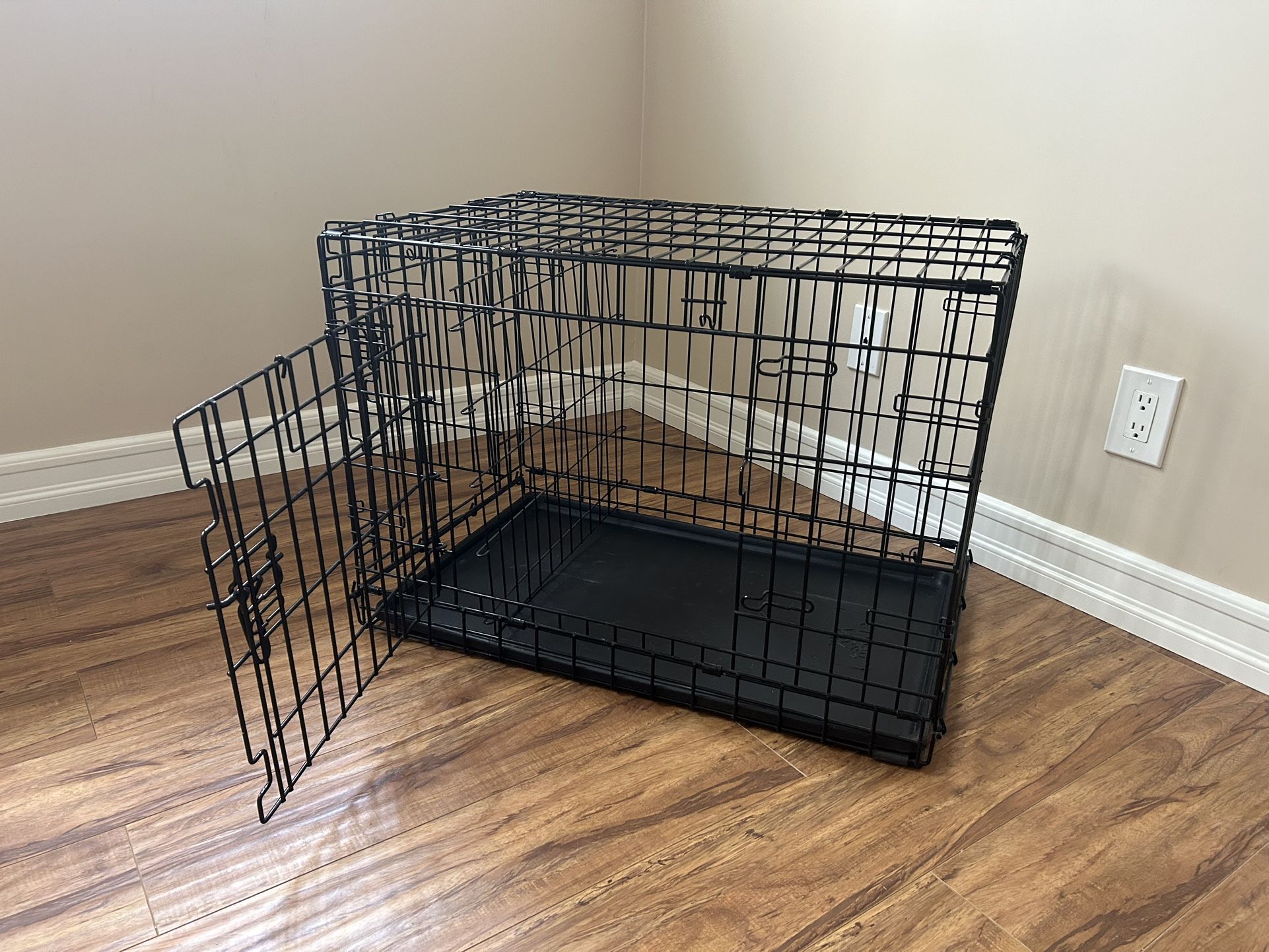 Medium-Sized Foldable Dog Crate - $30 OBO - 30.9” L X 19.5” W X 21.5” H