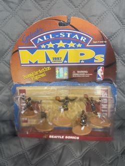 Galoob’s All-Star MVP’s 1997 Edition Seattle Sonices Poseable Action Figures