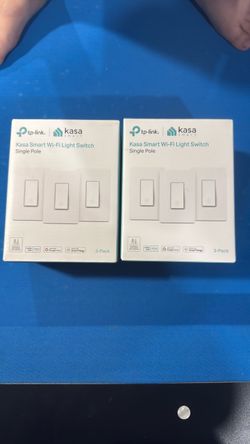 Kasa Smart WiFi Light Switch 3-Pack x2 - Brand New