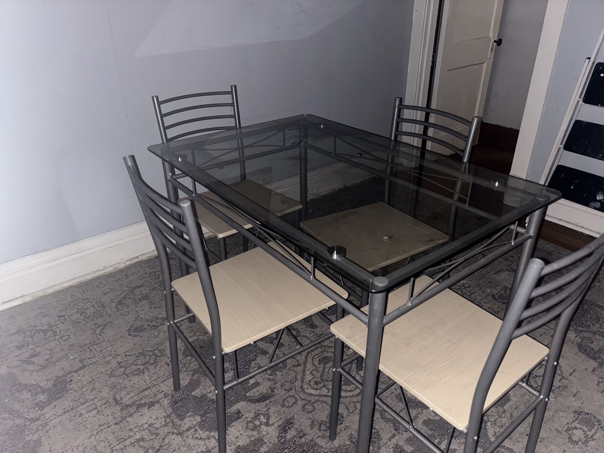 Glass Dining Room Set