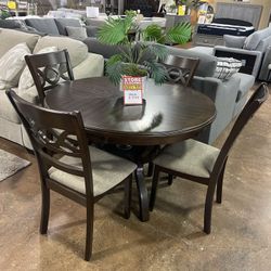 Dining Set Table With 4 Chairs