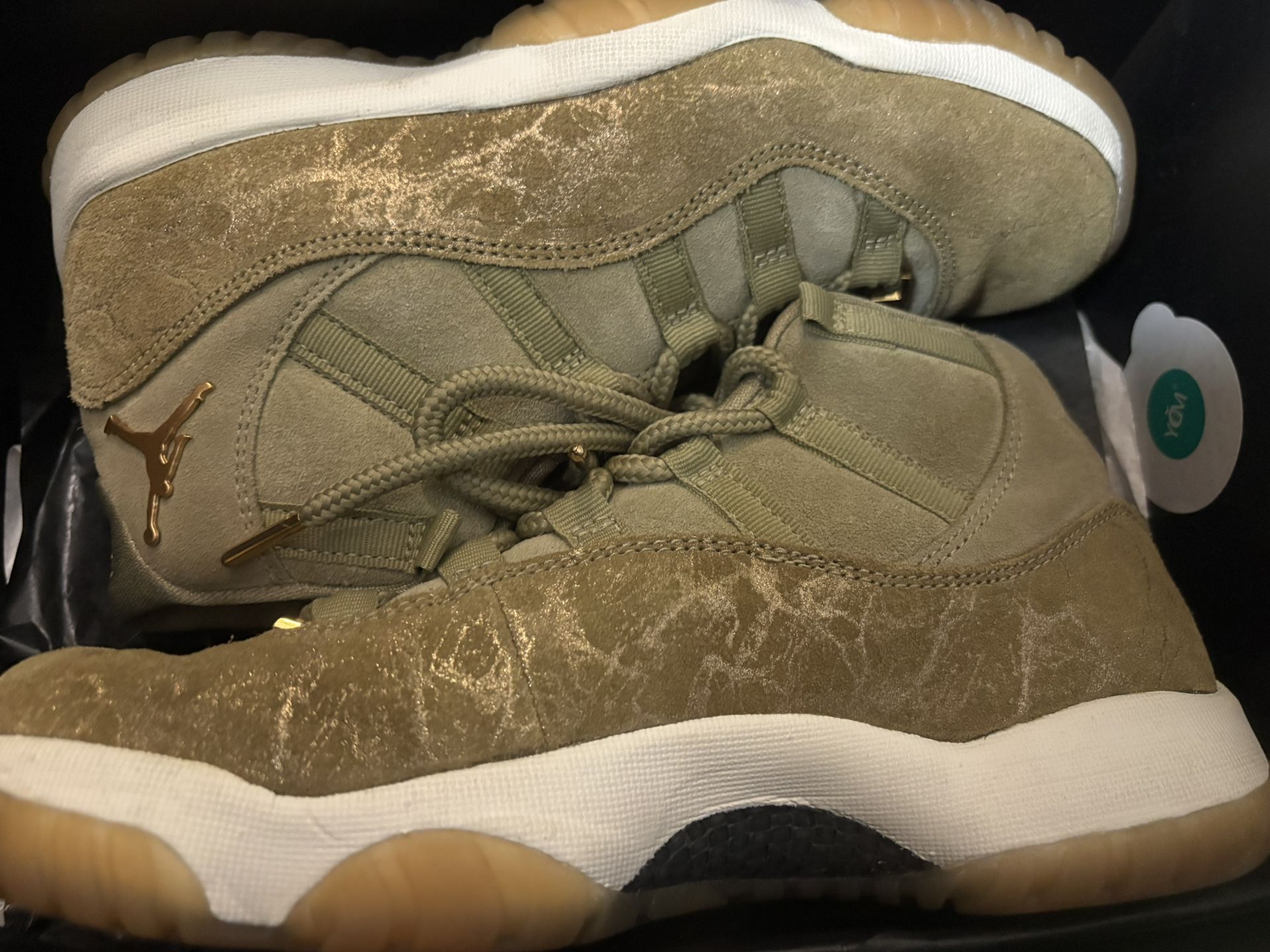 Jordan Retro Olive Green Heiress 11s