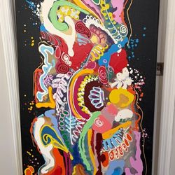 Abstract Canvas Painting