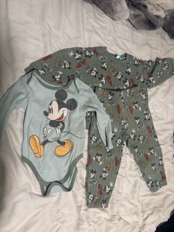 Mickey Mouse Baby Outfit Set 3 Pieces