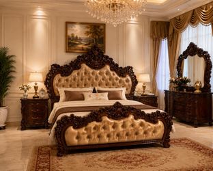 Wooden bedroom set